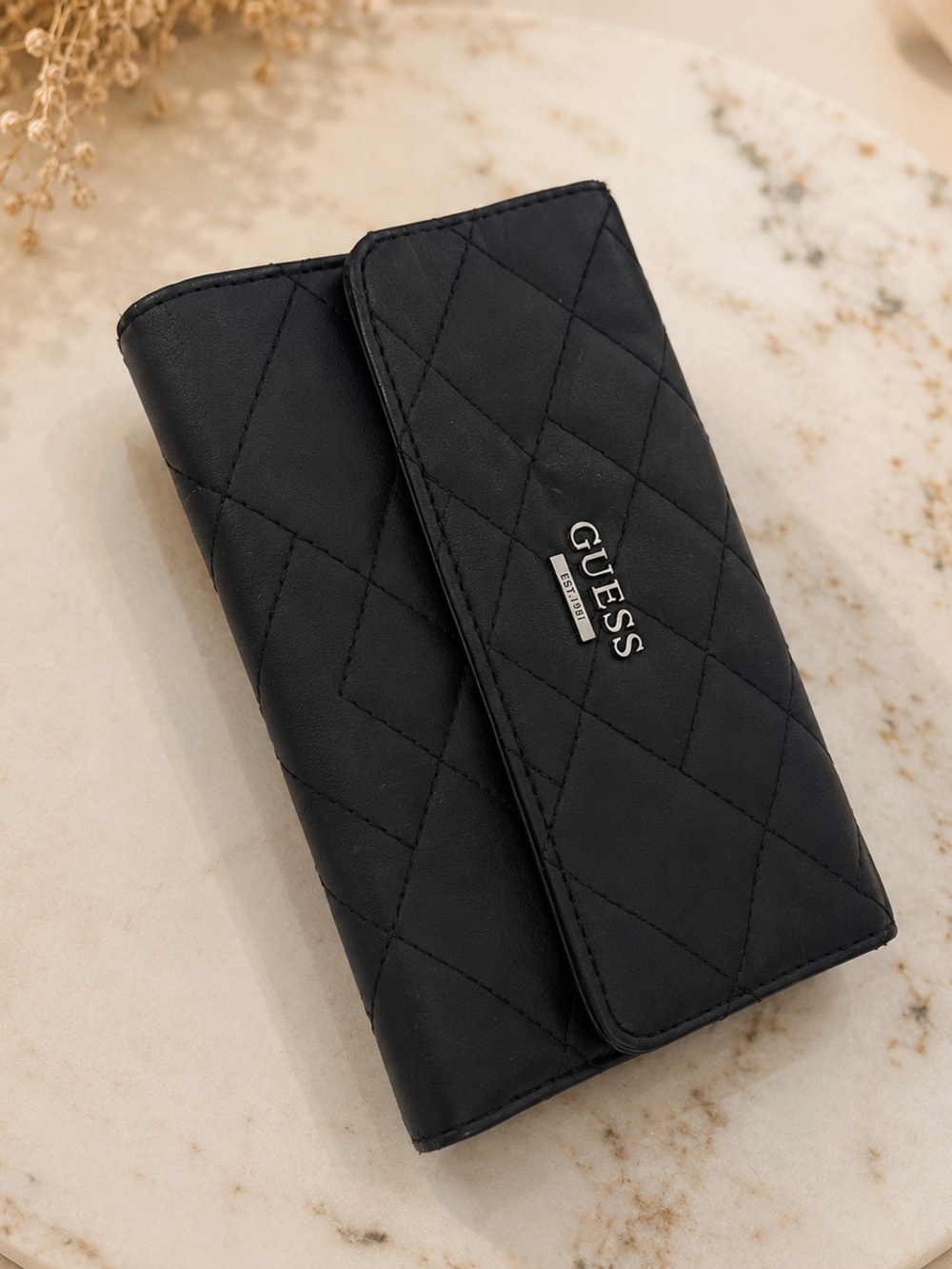 GUESS Quilted Luxe Wallet